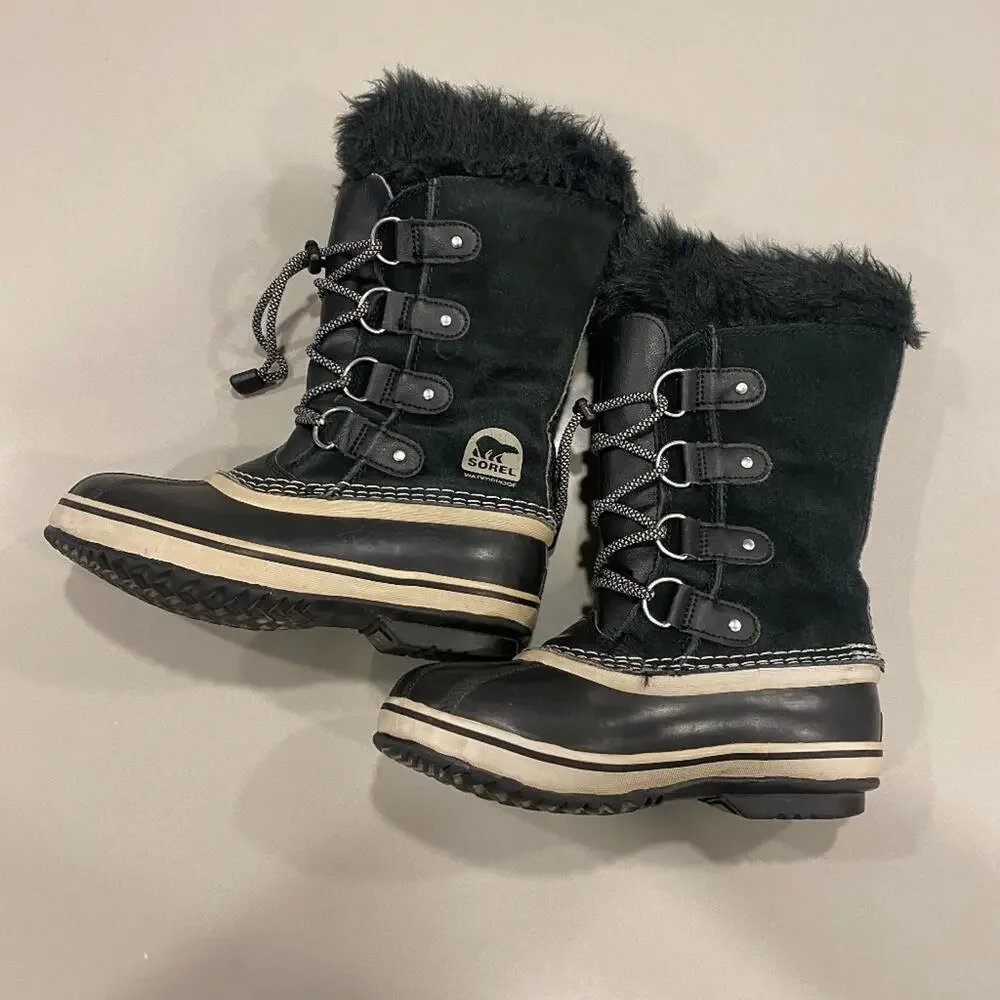 Sorel Youth Joan of Arctic Waterproof Snow Boots - Size 3